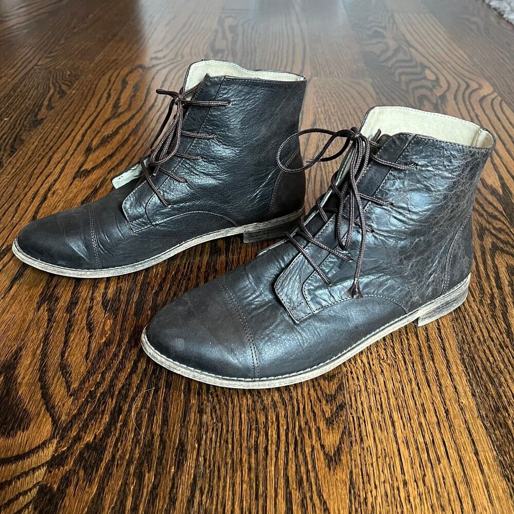 Handmade in Mexico Leather Boots (US 5.5 - 6)